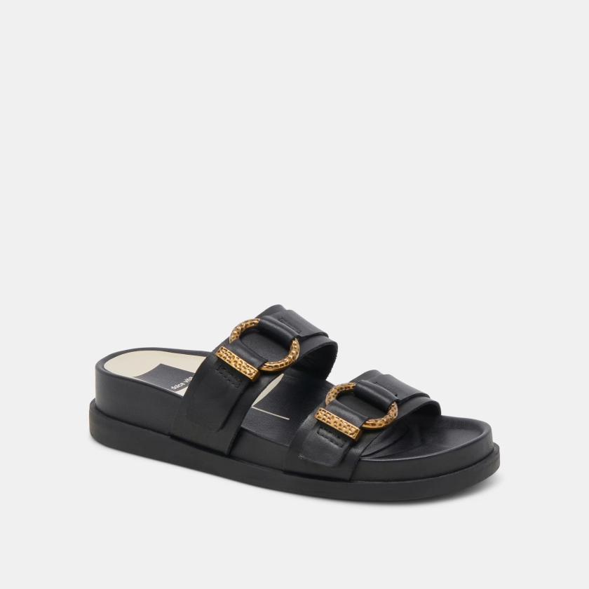 SOYA SANDALS ONYX LEATHER