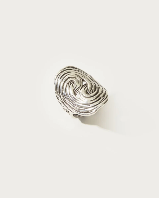 Silver Swirl Ring| En Route Jewelry | En Route Jewelry