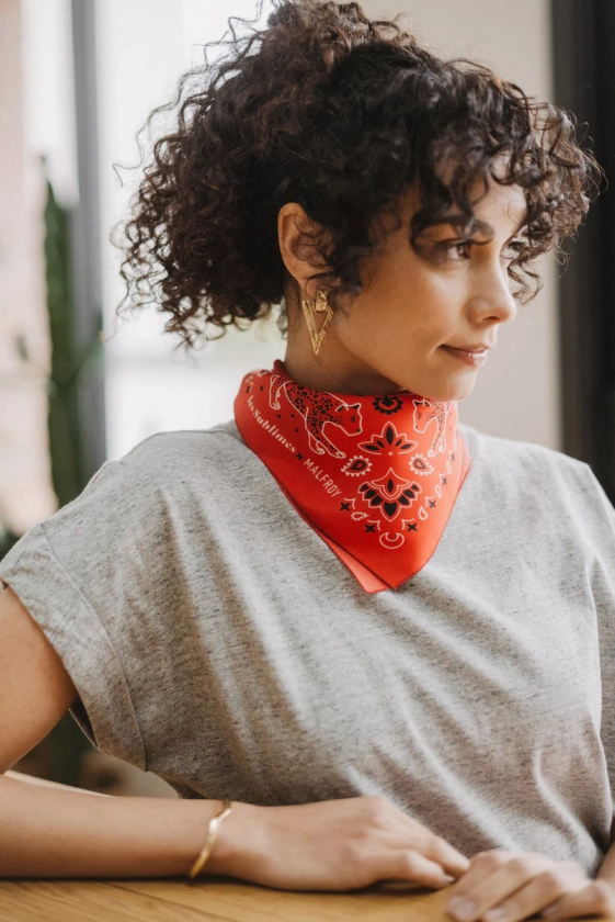 BANDANA EN SOIE (existe en 4 couleurs) - expédition à partir du 25 mai