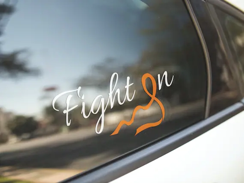 Leukemia Cancer Awareness Decal, Car Decal, Truck Decal, Laptop Decal, Window Decal