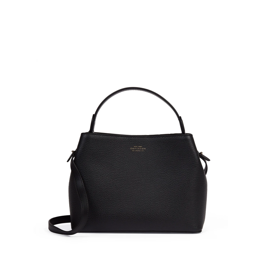 Day Crossbody Bag in Ludlow in black | Smythson