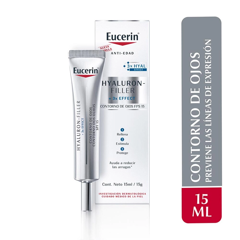 Eucerin Contorno de Ojos Hyaluron Filler - Mifarma