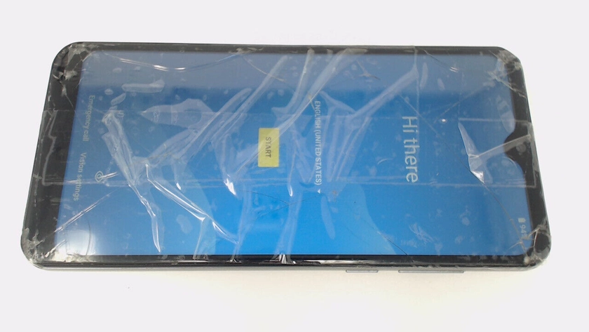 Sky Devices B63 Cellphone (Gray 16GB) Unlocked Dual Sim CRACKED GLAS