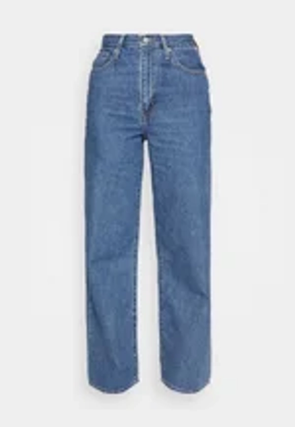 Levi's® HIGH WAISTED STRAIGHT - Jean boyfriend - blue denim/denim bleu - ZALANDO.FR