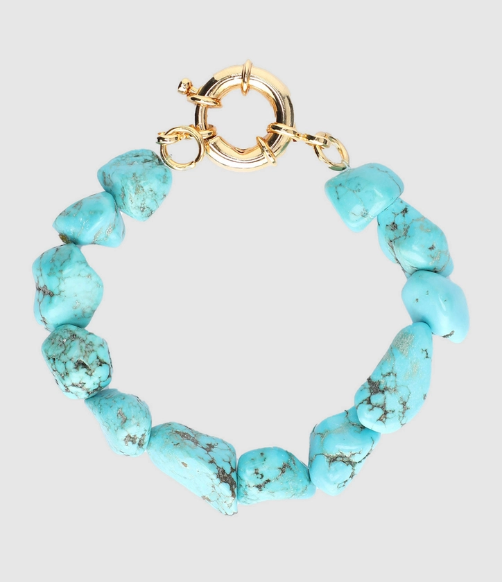 SHAKER JEWELS - Bracelet Full Pierres Naturelles Turquoise