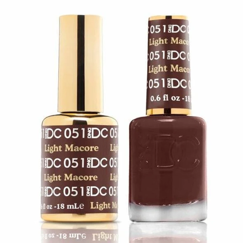 DND DC Duo Gel Matching Color 051 LIGHT MACORE