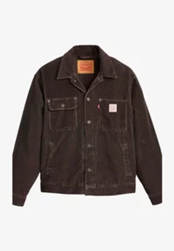 Levi's® Workwear SUNRISE TRUCKER - Veste en jean - black coffee/marron - ZALANDO.FR