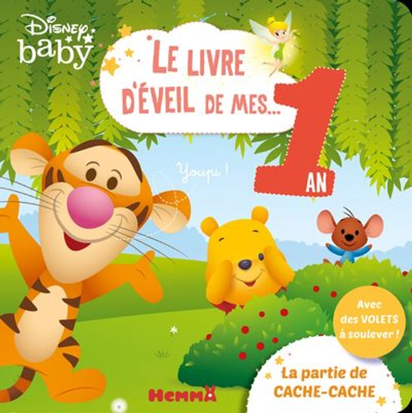 Disney Baby Le livre d'éveil de mes 1 an - La partie de cache-cache