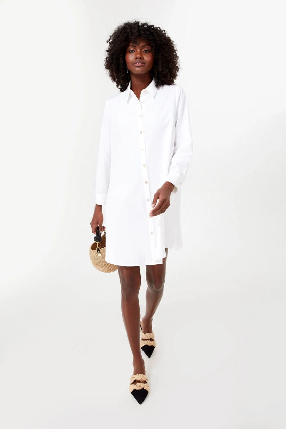 White Oxford Harris Shirt Dress | Pomander Place