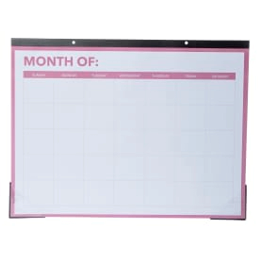 Undated Monthly Desk Pad Calendar 19.75in x 15in