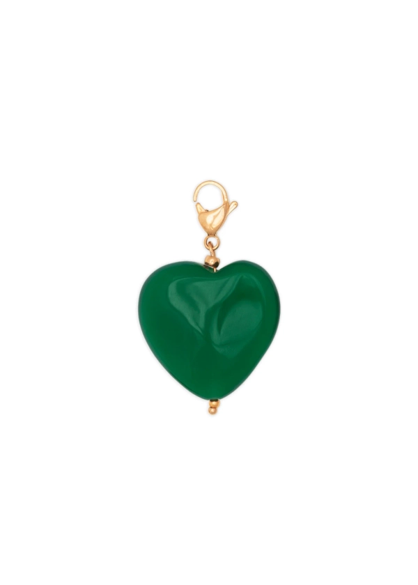 Corazón Verde Charm