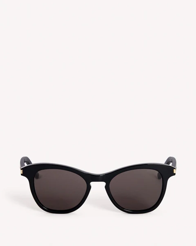 Saint Laurent Havana Frame Sunglasses Black