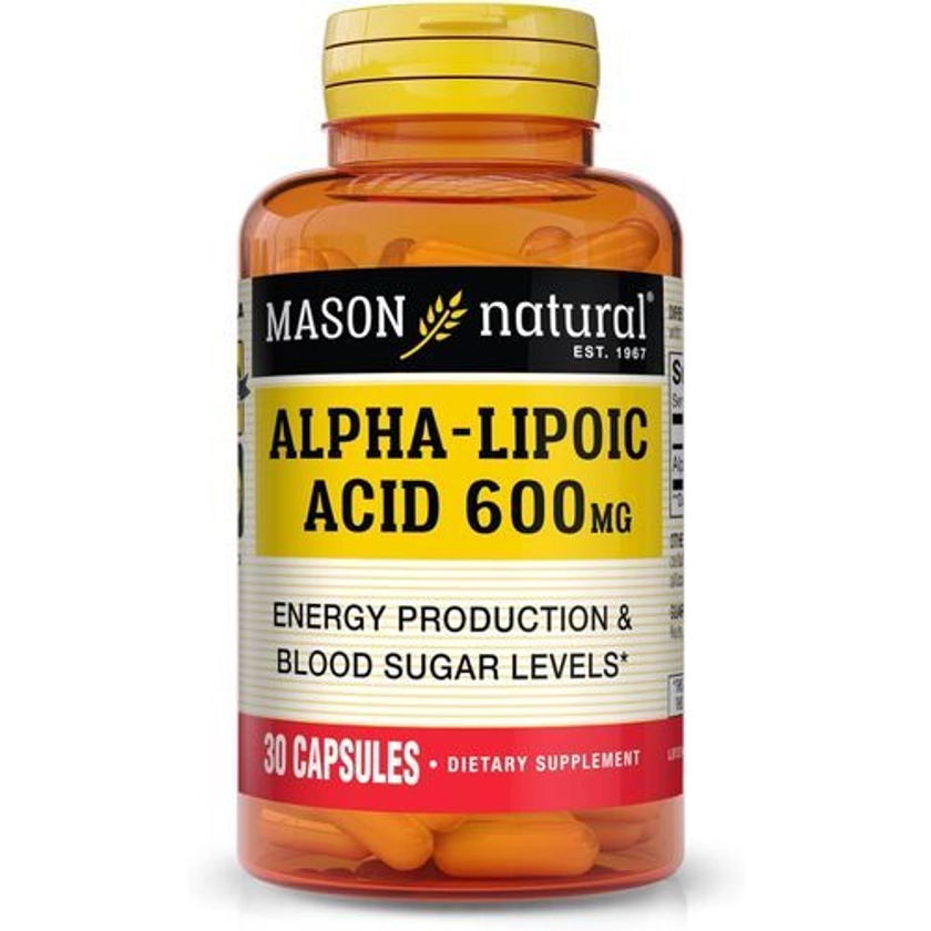 Alpha-Lipoic Acid, 600 Mg, 30Capsules