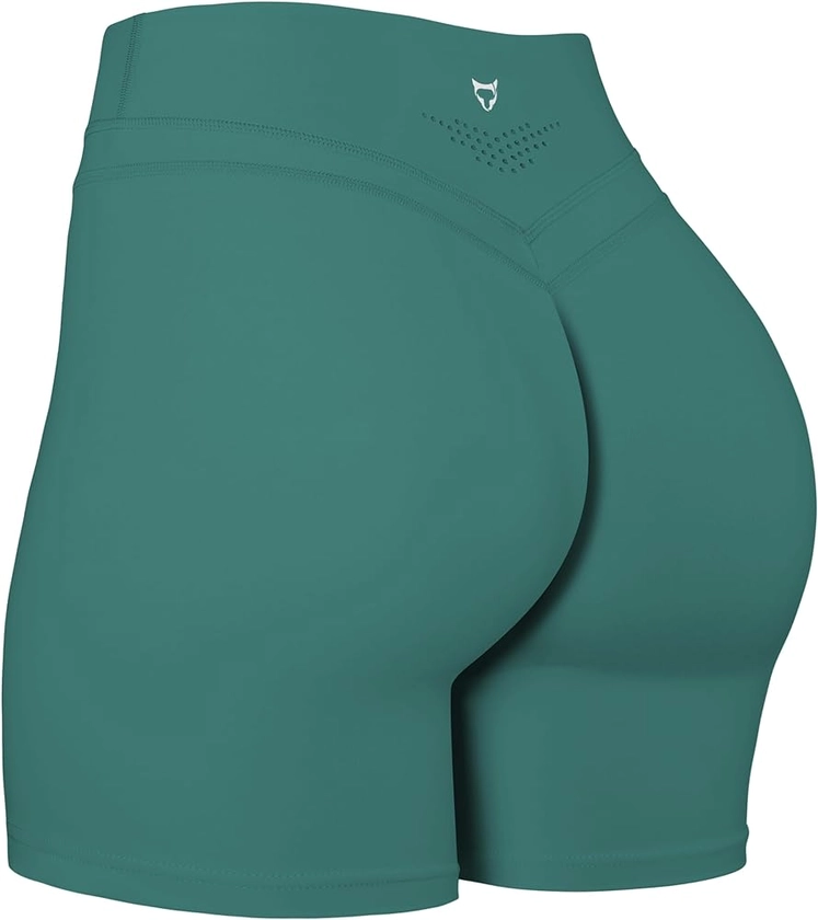 TomTiger Yoga Shorts for Women Tummy Control High Waist Biker Shorts Exercise Workout Butt Lifting Tights Women's Short Pants