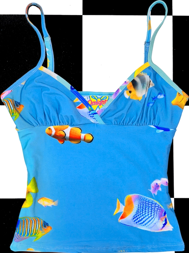 SWEET LORD O'MIGHTY! UNDERWATER CAMI IN BLUE