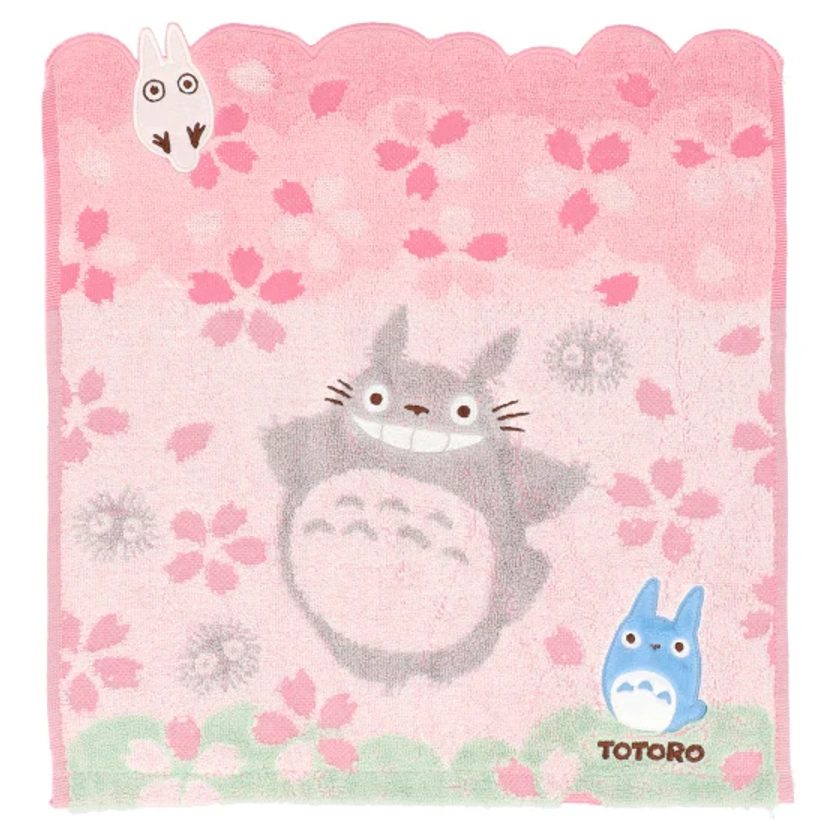 My Neighbor Totoro Wash Towel SAKURA Studio Ghibli Japan - VeryGoods.JP