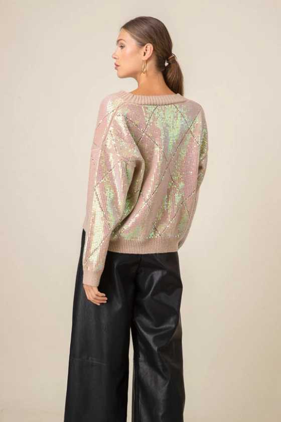 Mother Of Pearl Sweater Taupe