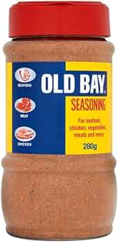 McCormick Old Bay Seasoning, Blend of Zesty Savoury Herbs & Spices, Perfect for Meat, Poultry & Seafood, 280g Jar