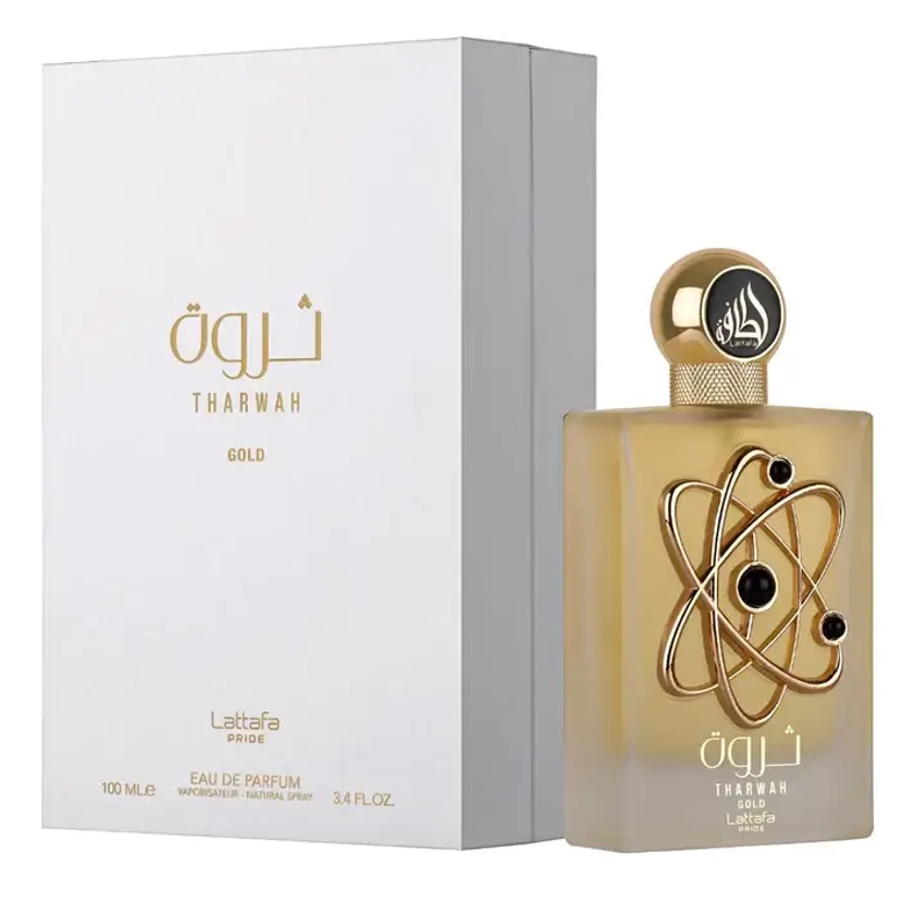 Tharwah Gold Perfume 100ml EDP By Lattafa Pride | Soghaat Gifts & Fragrances