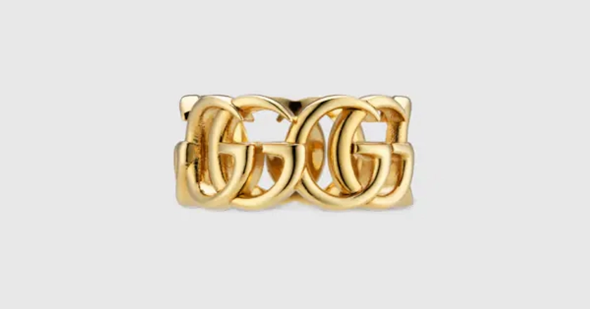 Gucci GG Marmont interlinking wide ring