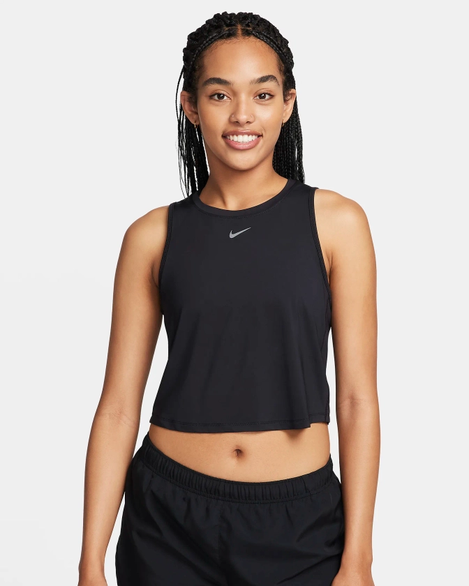 Débardeur court Nike One Classic Dri-FIT pour femme. Nike BE