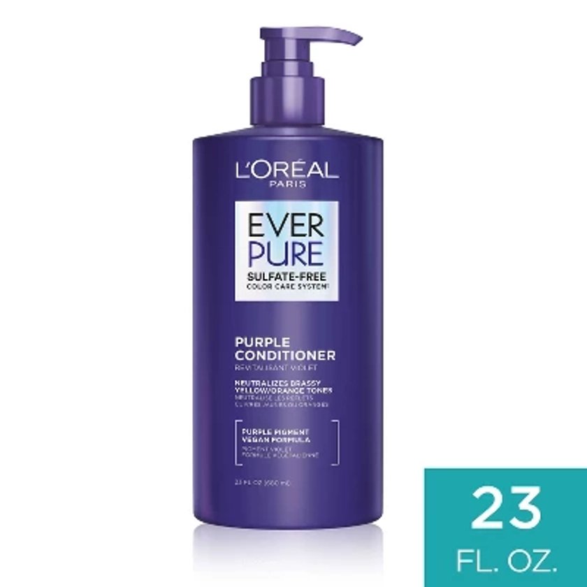 L'Oreal Paris EverPure Sulfate Free Purple Conditioner - 23 fl oz