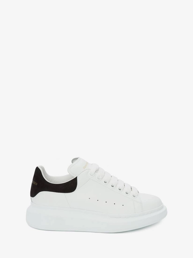 Oversized Sneaker White/Black for Women | Alexander McQueen