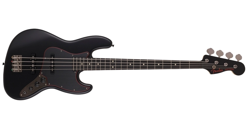 Made in Japan Limited Hybrid II Jazz Bass®, Noir | Electric Basses
