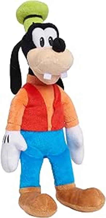 Amazon.com: Disney Junior Mickey Mouse Small Plushie Goofy Stuffed Animal, Officially Licensed Kids Toys for Ages 2 Up by Just Play : Toys & Games