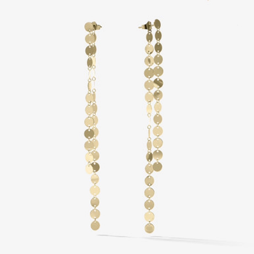 FRONT TO BACK DISC EARRINGS