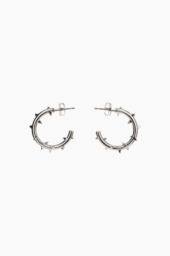 Hirschy palladium earrings