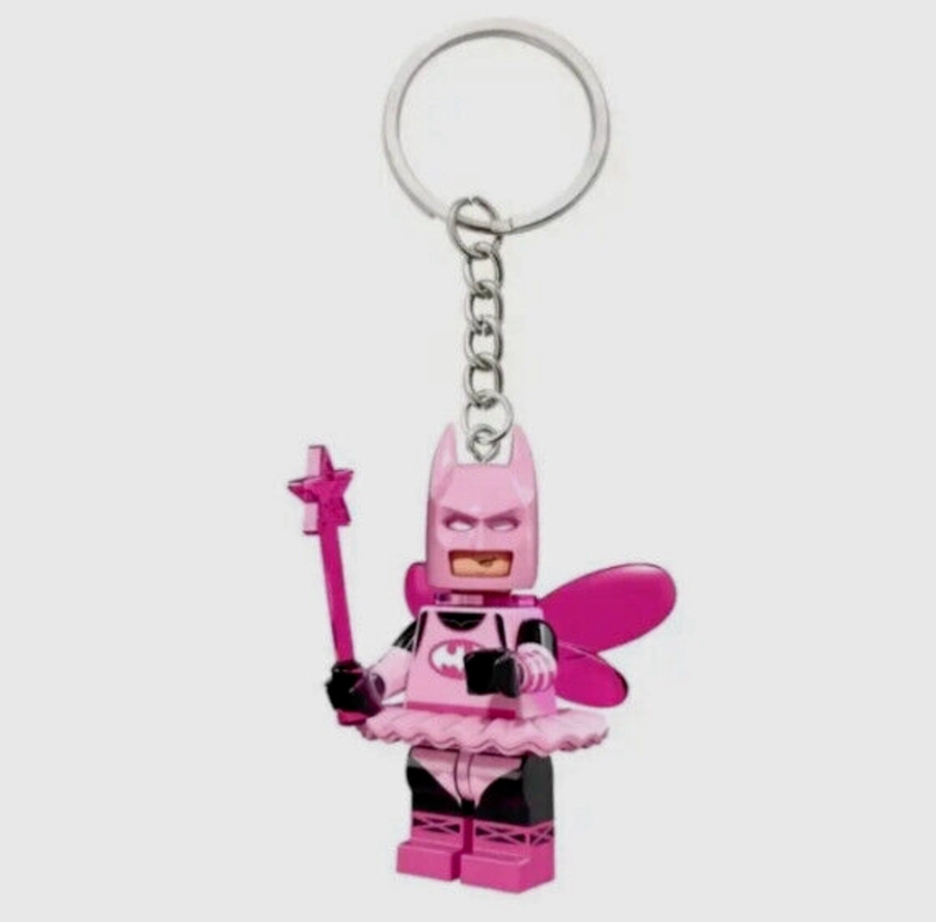 2024 New Pink Fairy Batman Lego Keychain