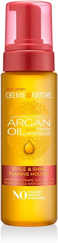Creme of Nature Argan Oil Foam Wrap Lotion, 207 ml, Clear