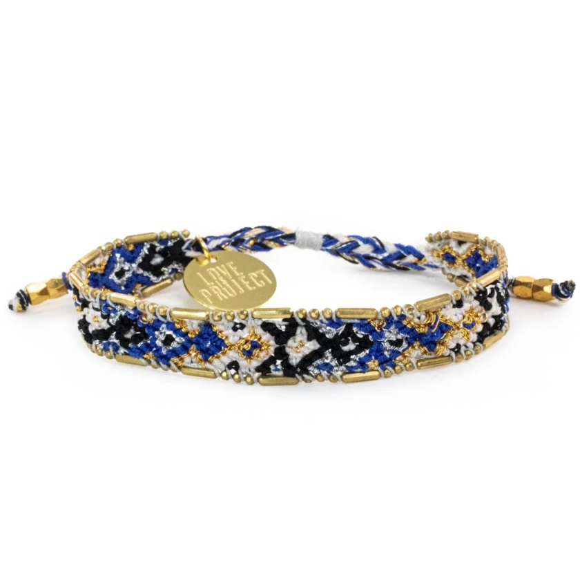 Metallic Bali Friendship Bracelet | Moonlight Sky | Love Is Project