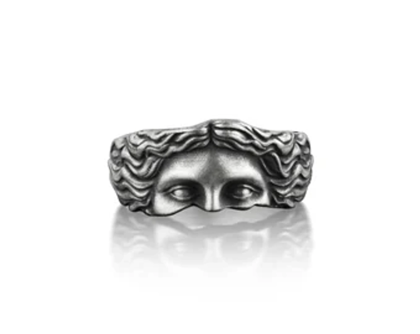 Goddess Venus, Goddess Aphrodite Sterling Silver Ring, Aphrodite Ring, Mythology Goddeses Ring, Mythology lovers gift for her, Venus Ring