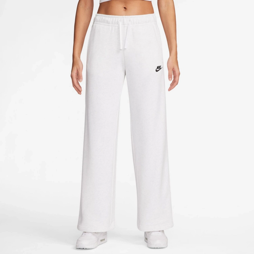 Women's Nike Sportswear Club Fleece Midrise Wide-Leg Pants