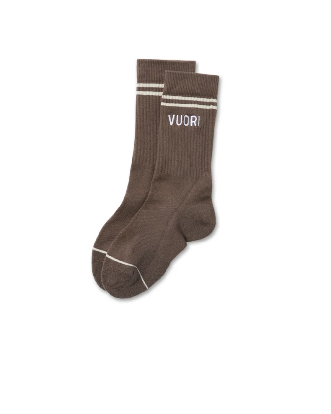 Vuori Crew Sock | Fossil Performance Crew Socks | Vuori