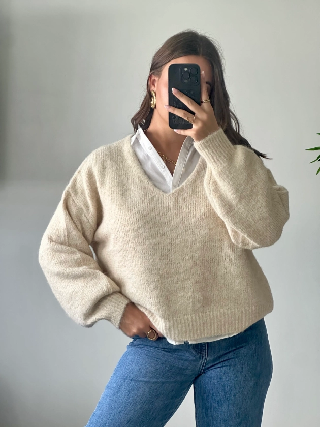 PULL BAHÌA BEIGE