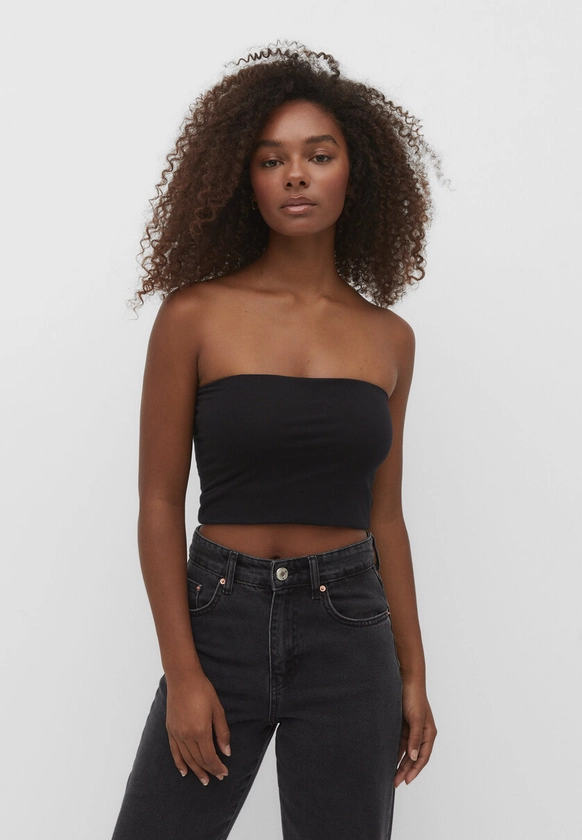 Bandeau top - Women's fashion | Stradivarius United Kingdom