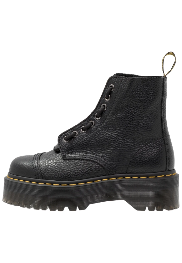 Dr. Martens SINCLAIR - Bottines à plateau - black/aunt sally/noir - ZALANDO.FR