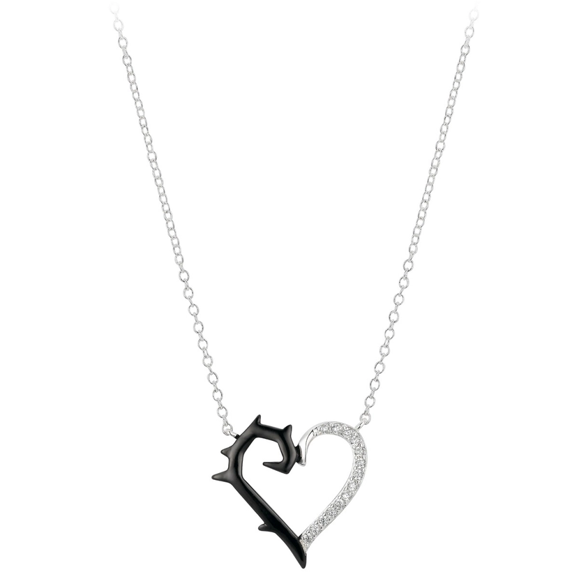 Maleficent Heart and Thorns Pendant Necklace | Disney Store