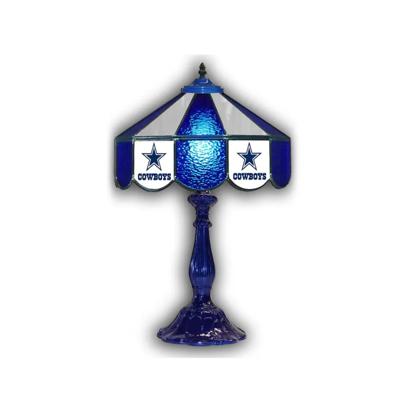 Dallas Cowboys 21" Glass Table Lamp