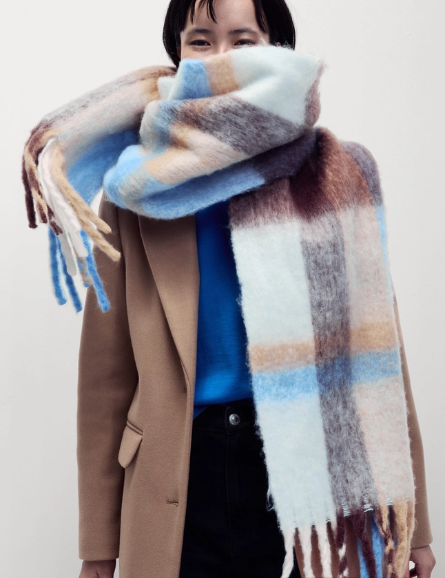 Checked Scarf | M&S Collection | M&S