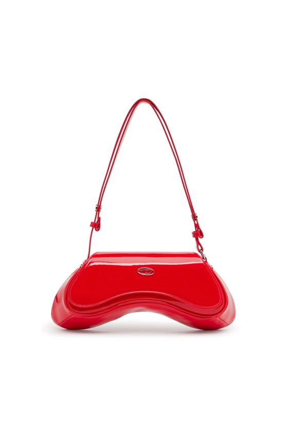 Women's Play-Glossy crossbody bag | Red | Diesel