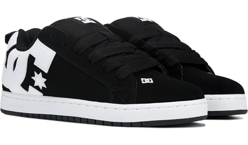 DC Shoes Men's Court Graffik Skate Shoe, Sneakers and Athletic Shoes, Famous Footwear