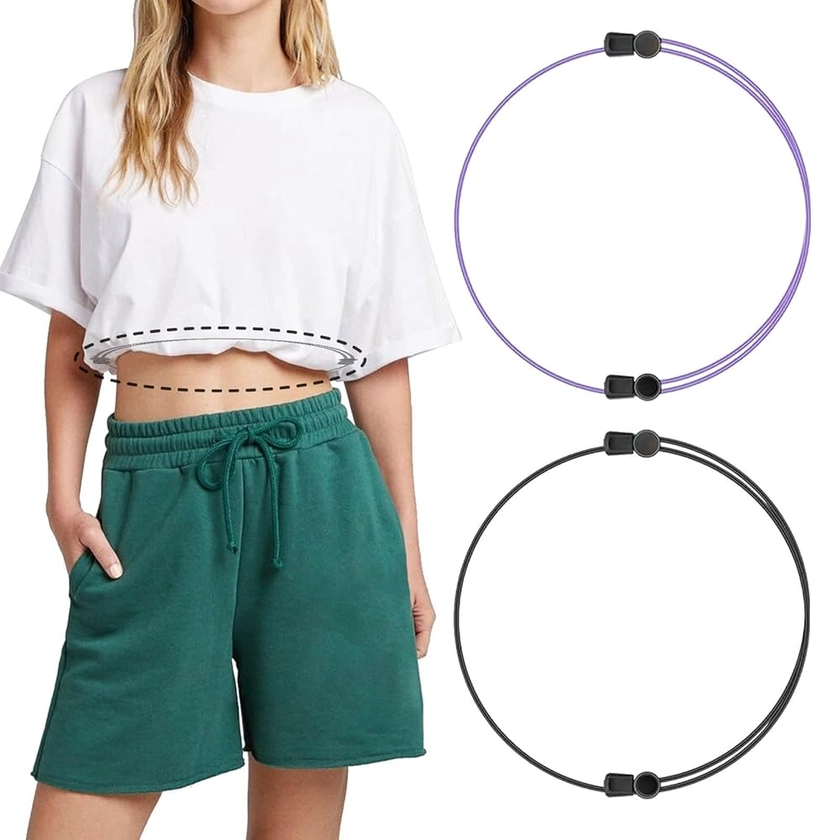 Tuck Band Adjustable Crop Band, Tuck Band Tool for Sweater,Elastic Band for Shirt,Transform The Way You Style Your Tops