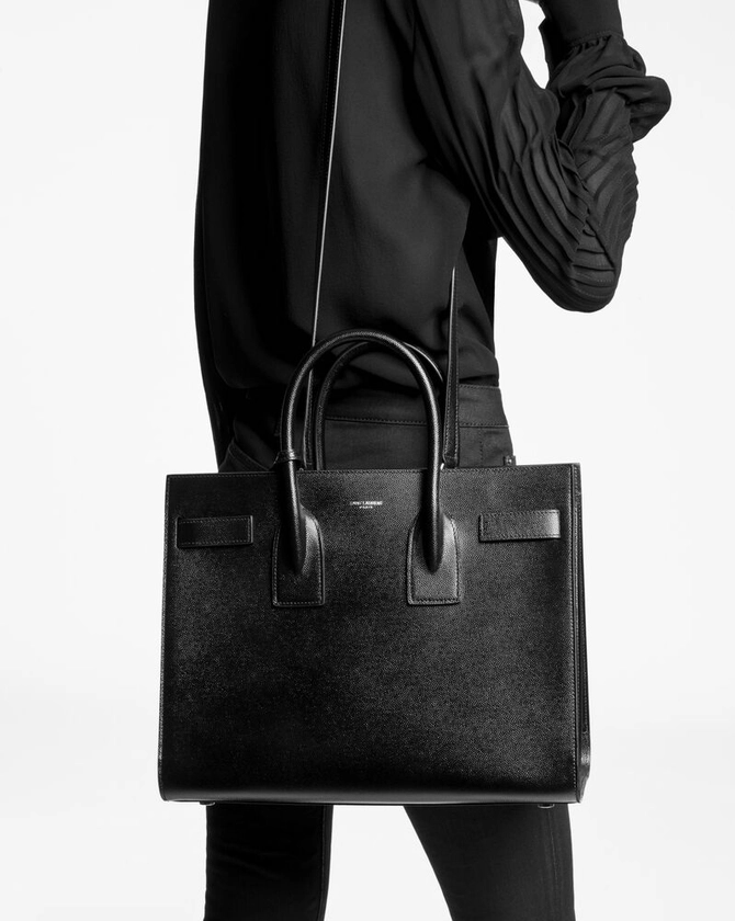 sac de jour small en cuir grainé | Saint Laurent | YSL.com