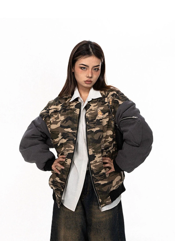 Camouflage Heavy Cotton Jacket