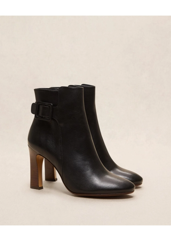 Bottines n°89 Cuir Noir | Rivecour