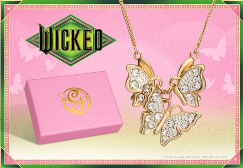 Glinda's Butterfly Necklace at noblecollection.com